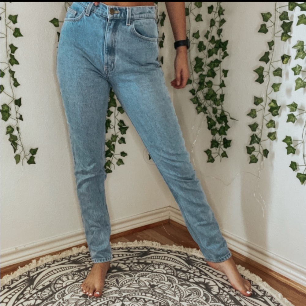 American Apparel High Waisted Jeans